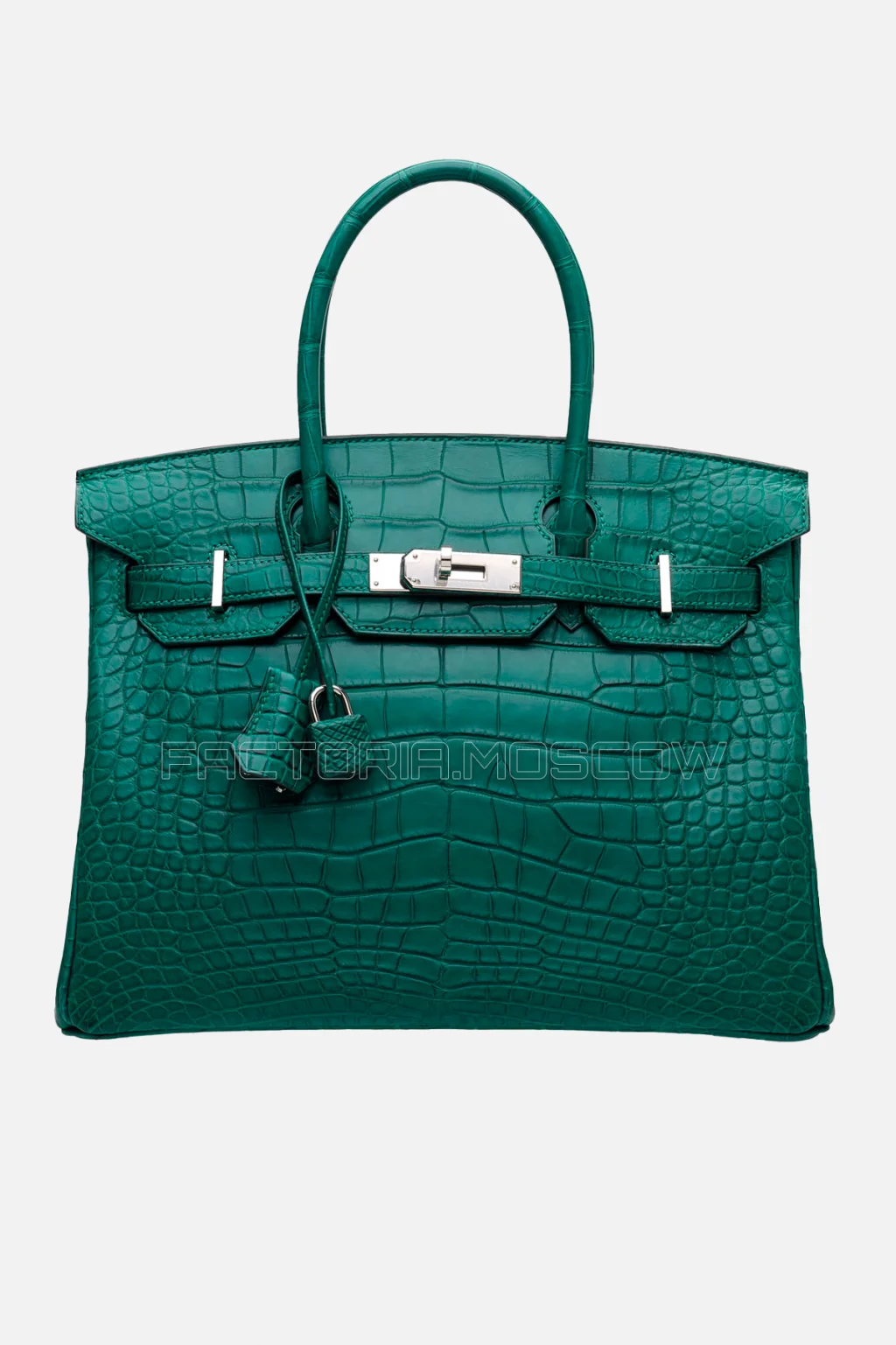 Hermes Birkin 30 Matte Malachite Alligator PHW