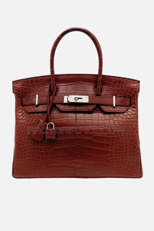 Hermes Birkin 30 Matte Bourogne Alligator PHW