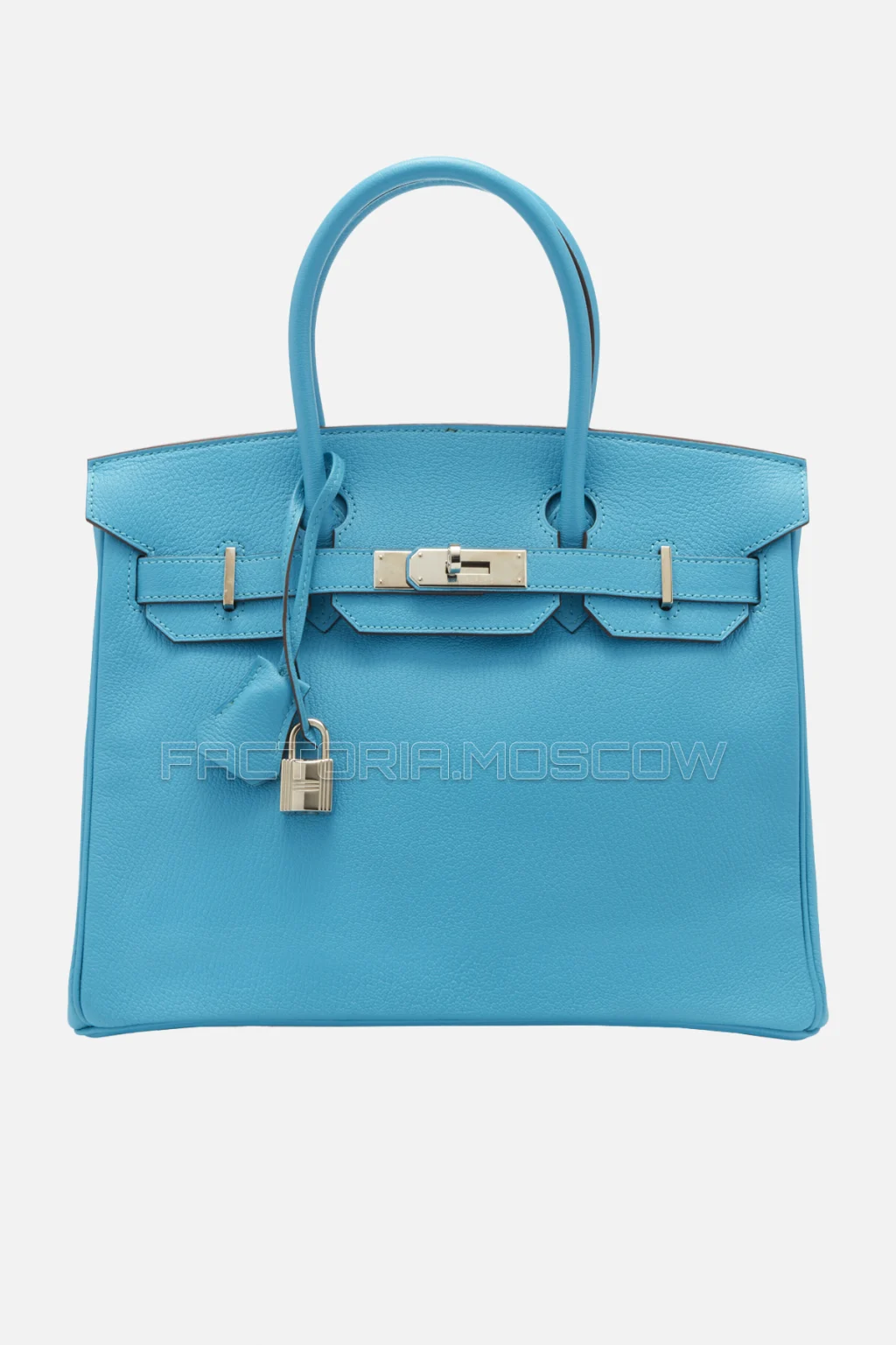 Hermes Birkin 30 Bleu Azteque Chevre PHW