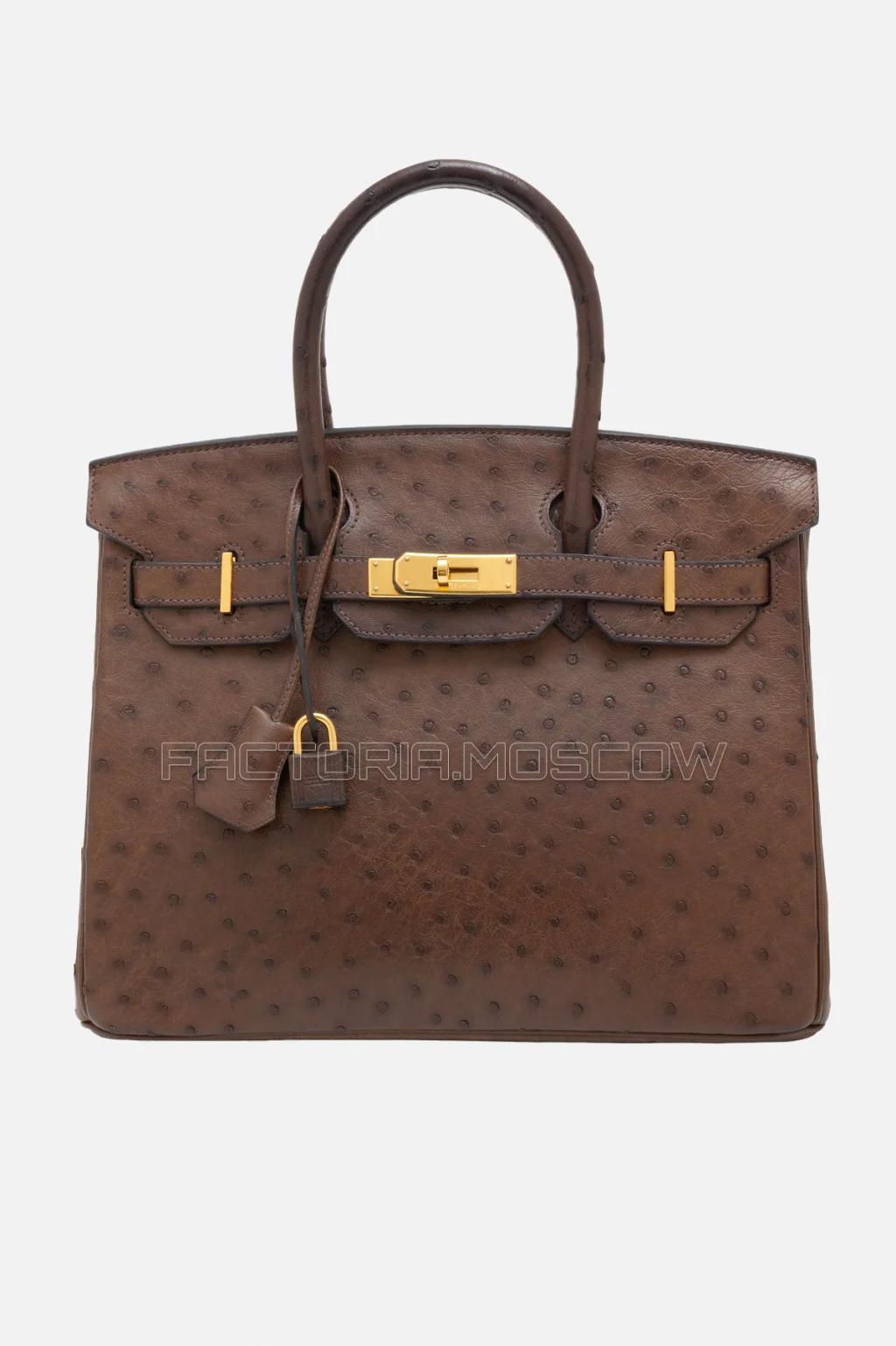 Hermes Birkin 30 Chocolat Ostrich GHW