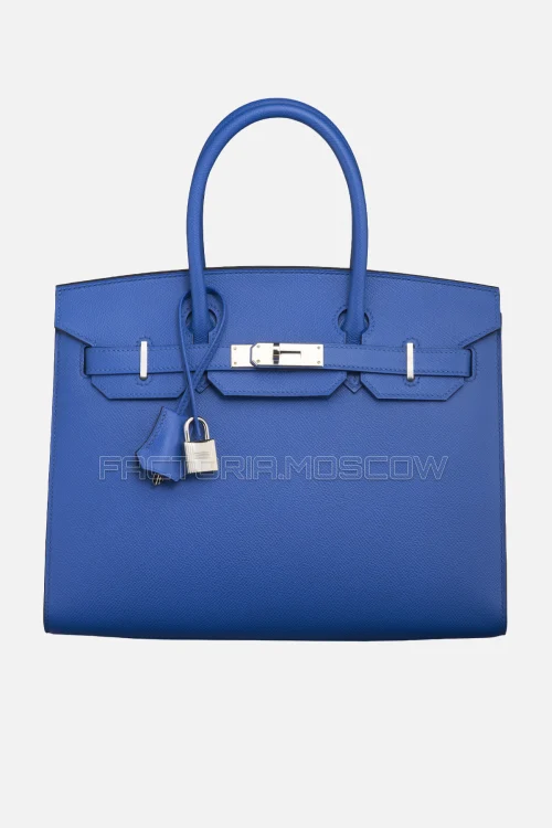 Hermes Birkin Sellier 30 Deep Bleu Epsom PHW