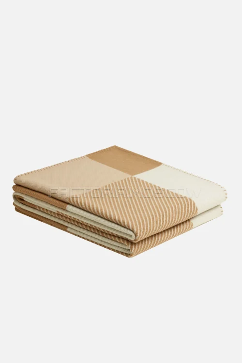 Hermes H Riviera blanket Colour Sable