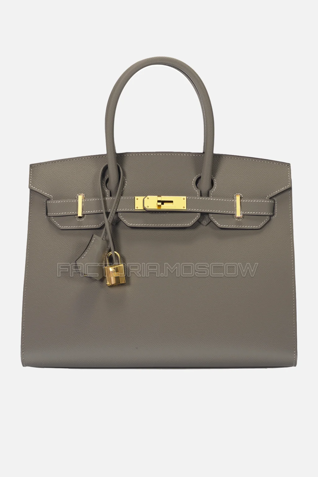Hermes Birkin Sellier 30 Gris Meyer Epsom GHW