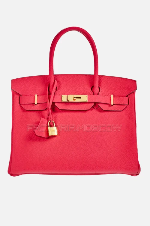 Hermes Birkin 30 Rose Extreme Clemence GHW