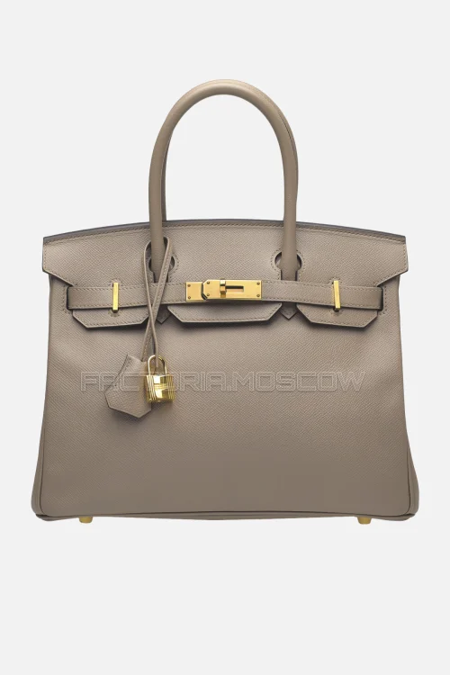 Hermes Birkin 30 Gris Asphalte Epsom GHW