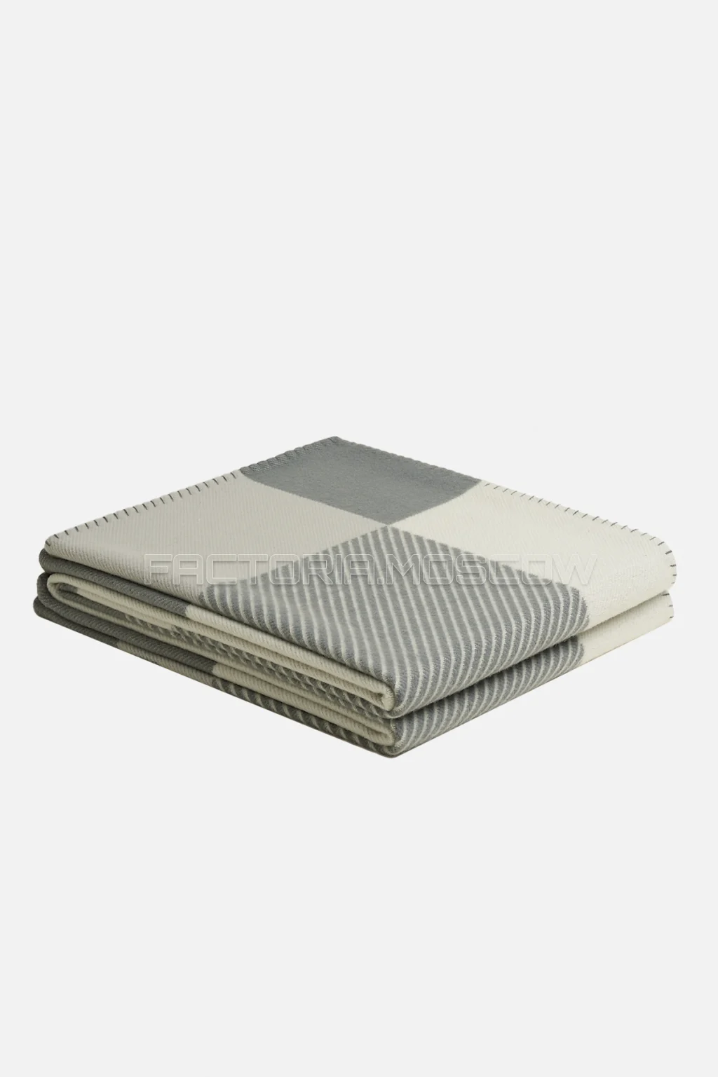 Hermes H Riviera blanket Colour Gris