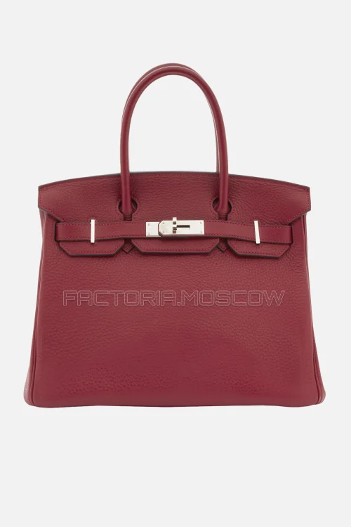 Hermes Birkin 30 Rouge H Clemence Phw