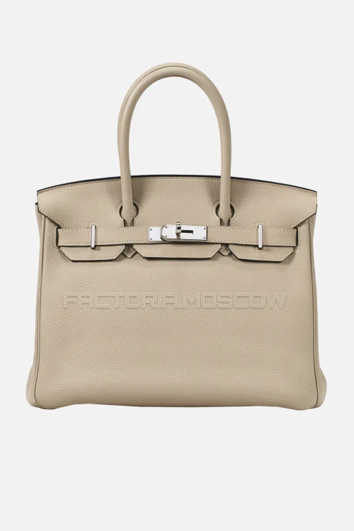 Hermes Birkin 30 Gris Tourterelle Clemence PHW