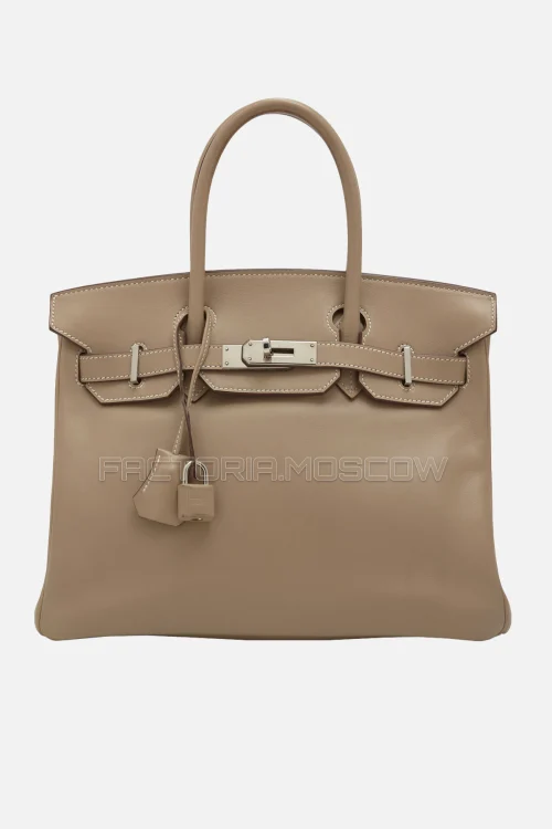 Hermes Birkin 30 Argile Swift PHW