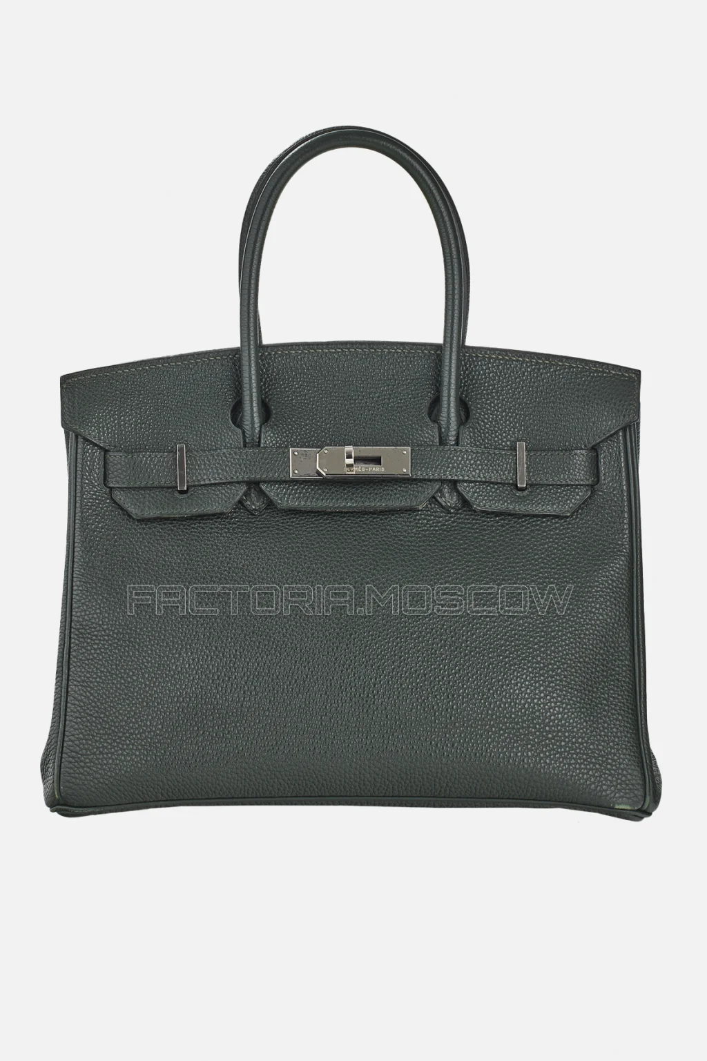 Hermes Birkin 30 Vert Fonce Togo PHW