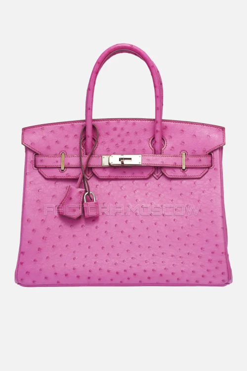 Hermes Birkin 30 Fuchsia Ostrich PHW