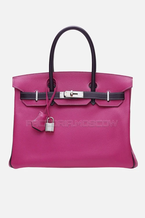Hermes Birkin 30 Fuchsia/Rouge H Chevre PHW
