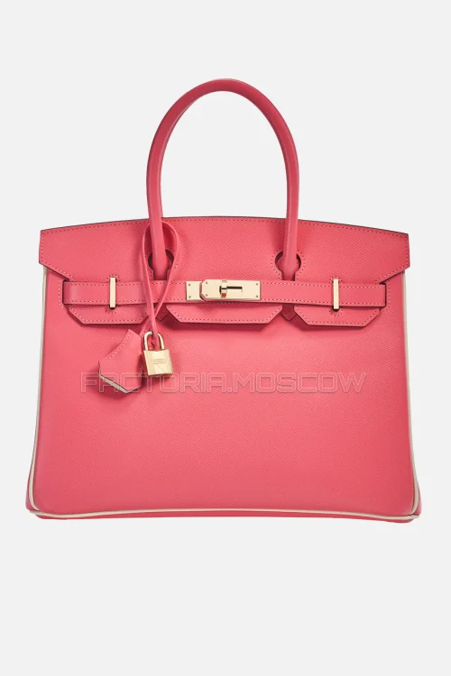 Hermes Birkin 30 Rose Azalee/Craie Epsom GHW