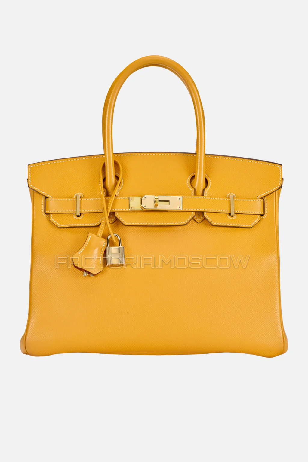 Hermes Birkin 30 Jaune D'Or/Potiron Epsom GHW