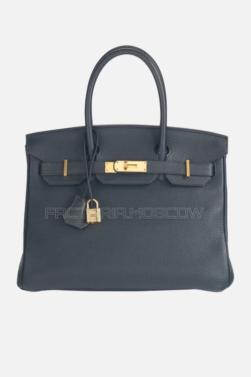 Hermes Birkin 30 Plomb Togo GHW