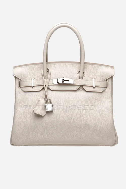 Hermes Birkin 30 Beton Clemence PHW