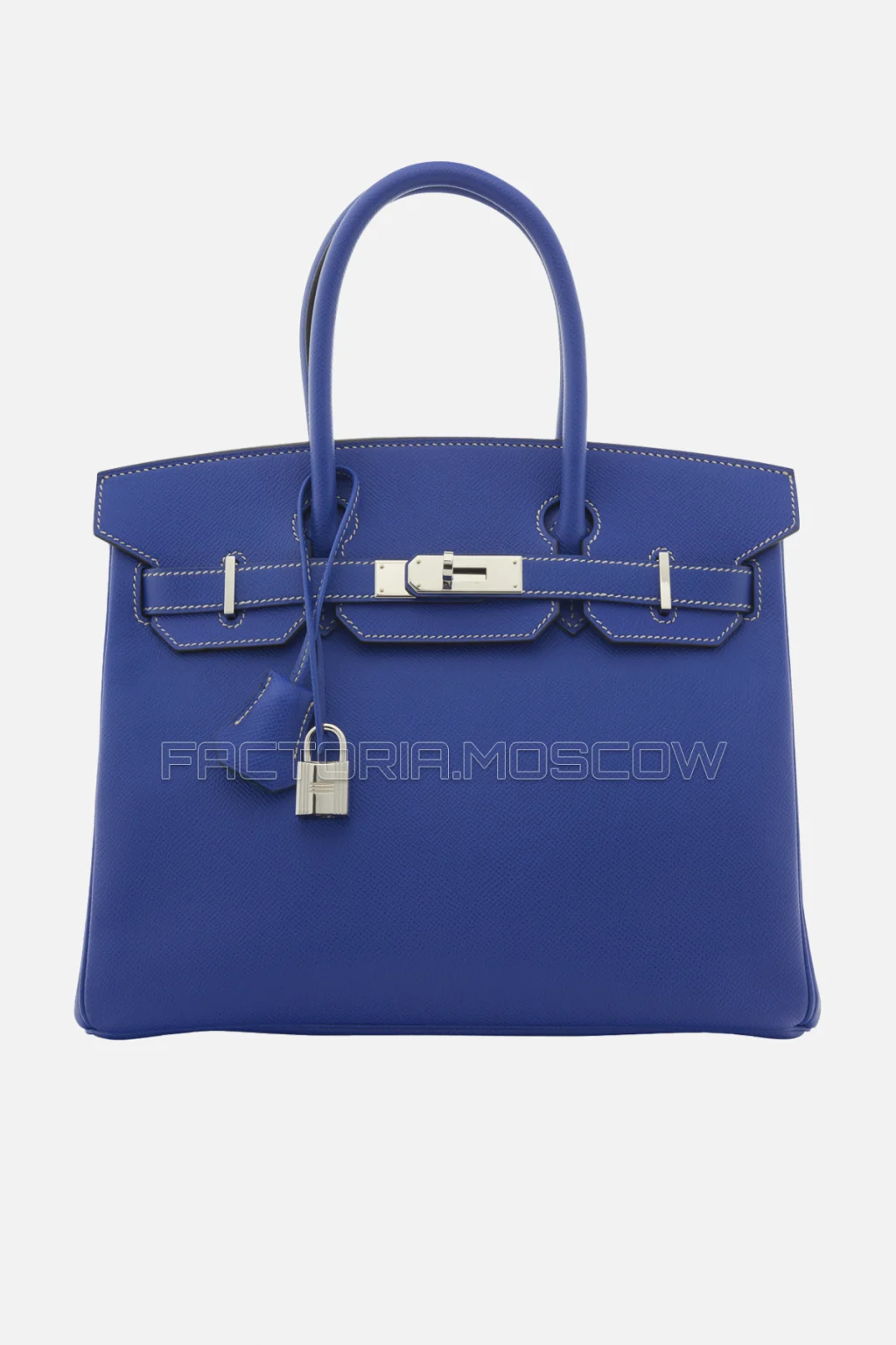Hermes Birkin 30 Bleu Électrique/Mykonos Epsom PHW