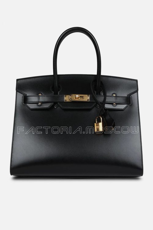 Hermès Birkin Sellier 30 Black Box GHW