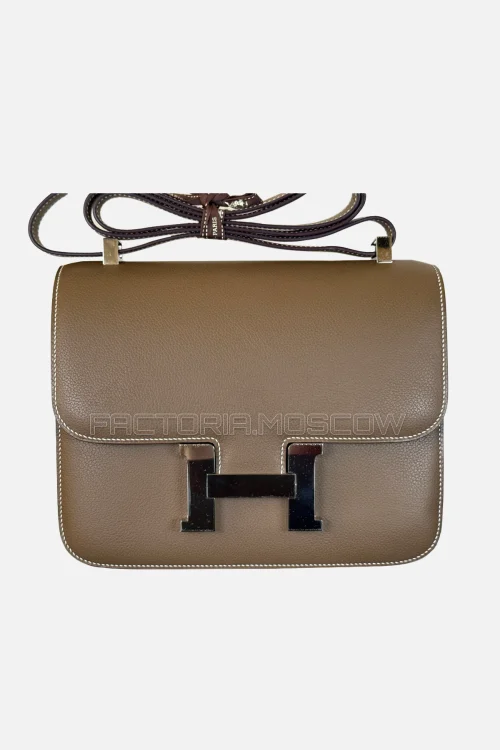 Hermes Constance 24 Evercolor Colour Etoupe PHW