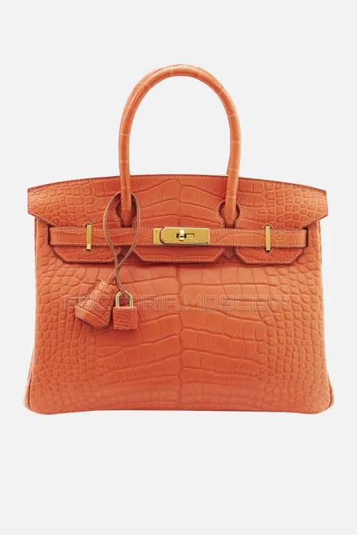 Hermes Birkin 30 Matte Sanguine Alligator GHW