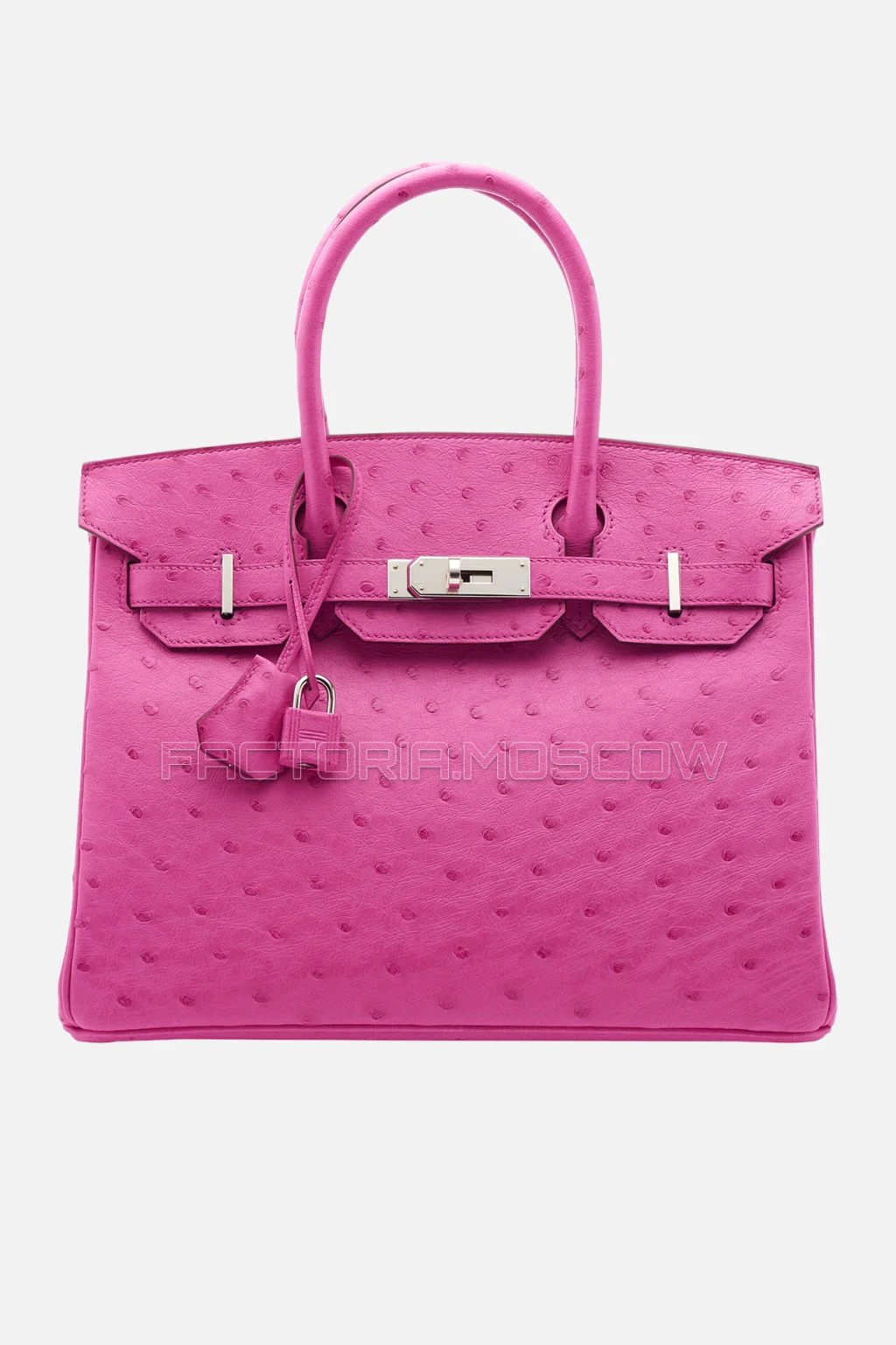 Hermes Birkin 30 Rose Pourpre Ostrich PHW