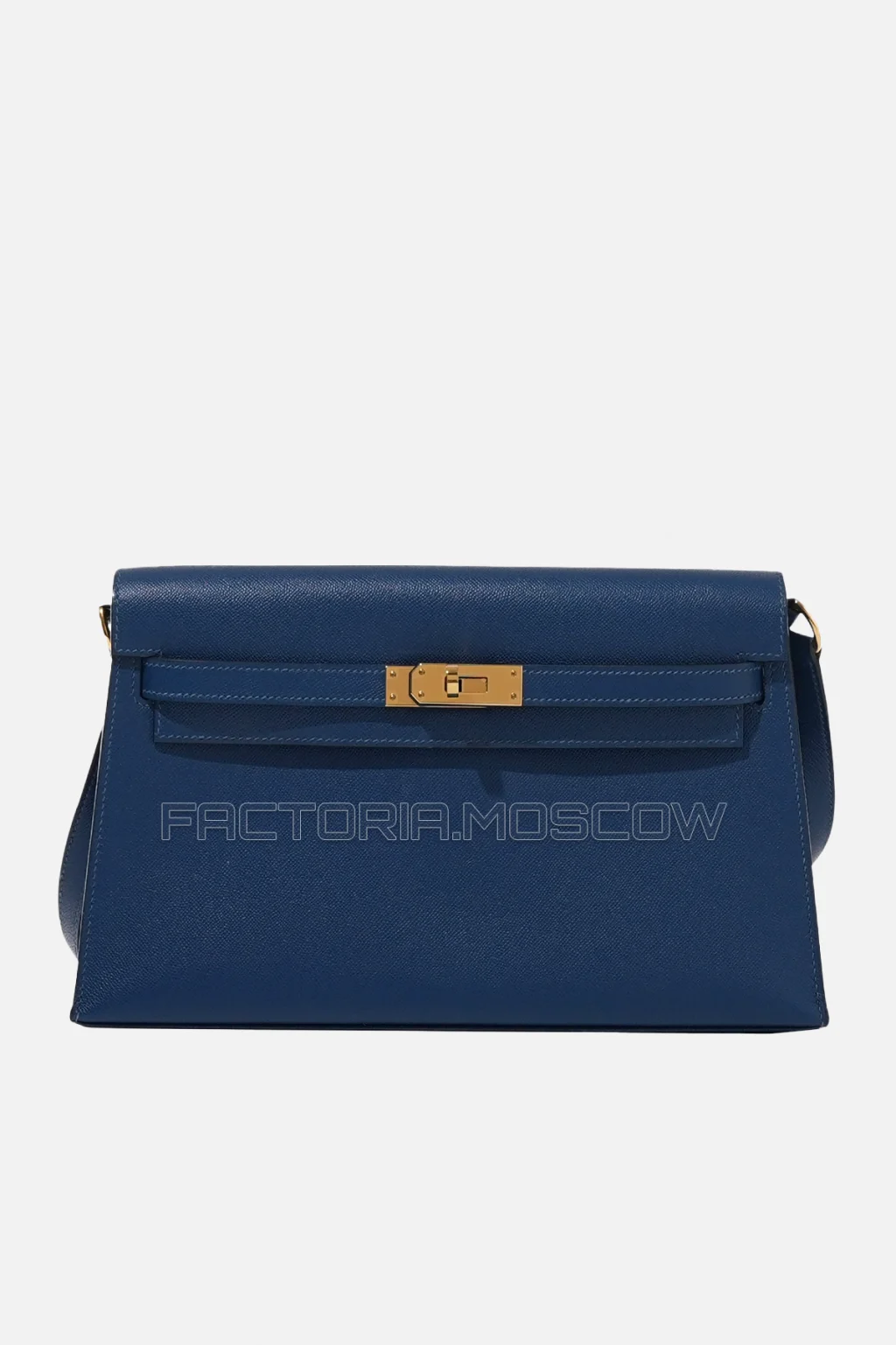 Hermès Kelly Elan Deep Blue Madame GHW