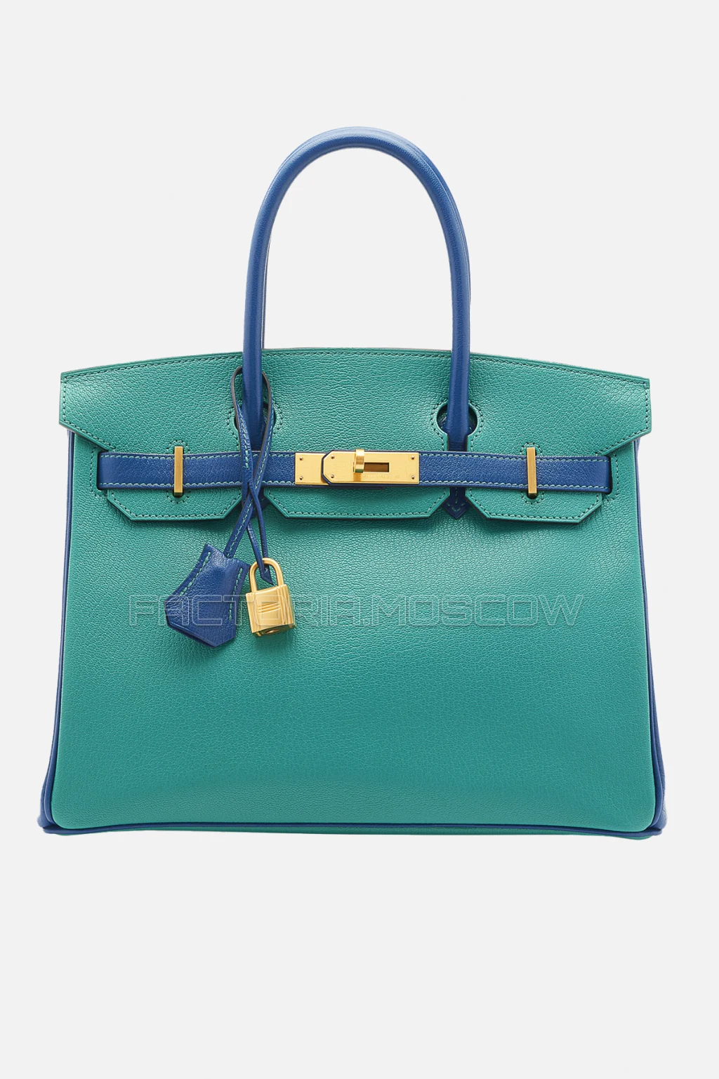 Hermes Birkin 30 Blue Électrique/Bleu Paon Chevre GHW