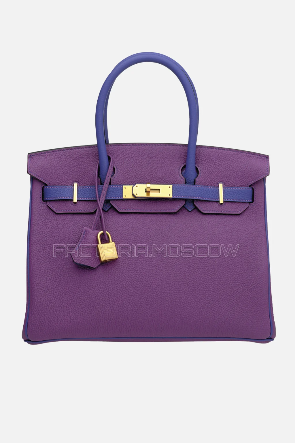 Hermes Birkin 30 Anemone/Bleu Électrique Togo GHW