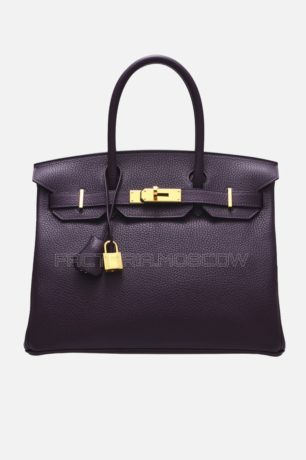 Hermes Birkin 30 Raisin Clemence GHW