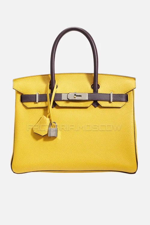 Hermes Birkin 30 Soleil/Raisin Togo PHW
