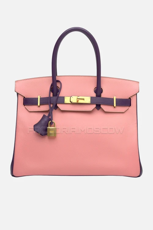 Hermes Birkin 30 Rose Confetti/Crocus Epsom GHW