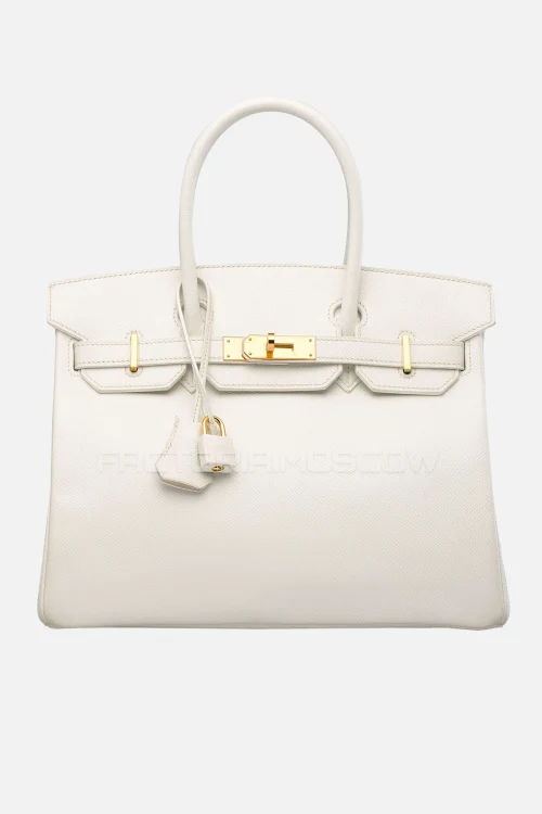 Hermes Birkin 30 White Epsom GHW