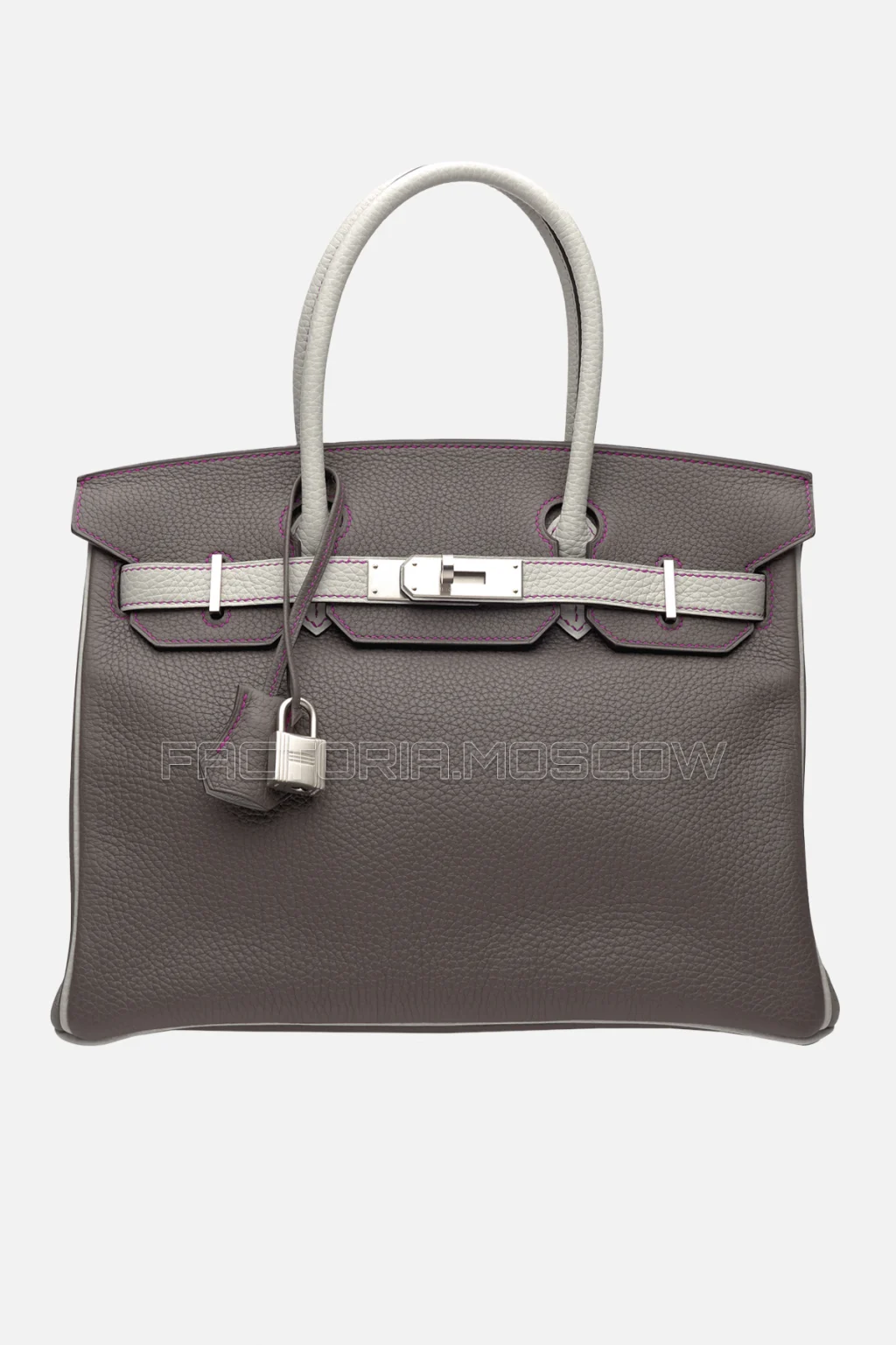 Hermes Birkin 30 Etain/Gris Perle Clemence PHW
