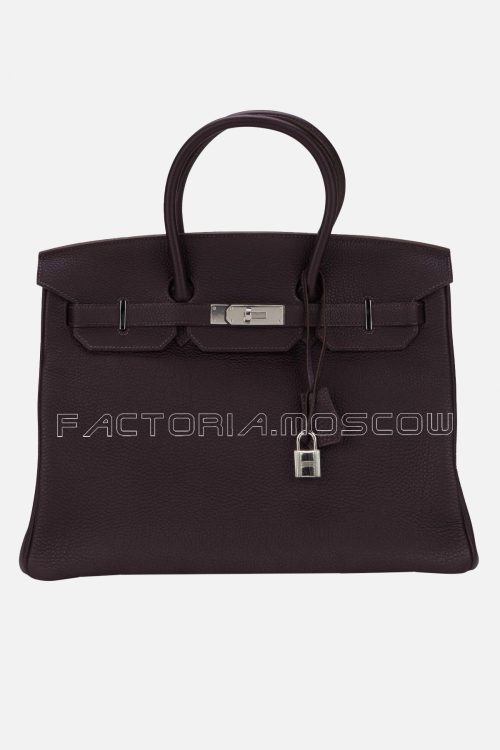 Hermès HSS Birkin 35 Togo Colour Raisin Ultraviolet Interior And PHW