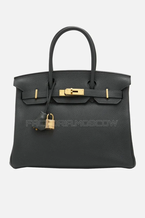 Hermes Birkin 30 Vert Foret/Black Togo GHW