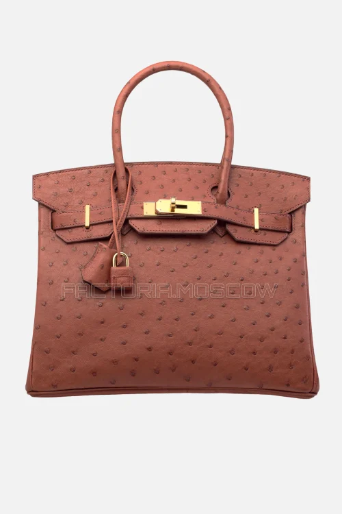 Hermes Birkin 30 Sunset Ostrich GHW