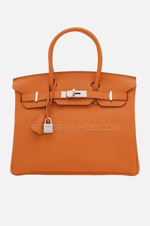 Hermes Birkin 30 Orange H Togo PHW