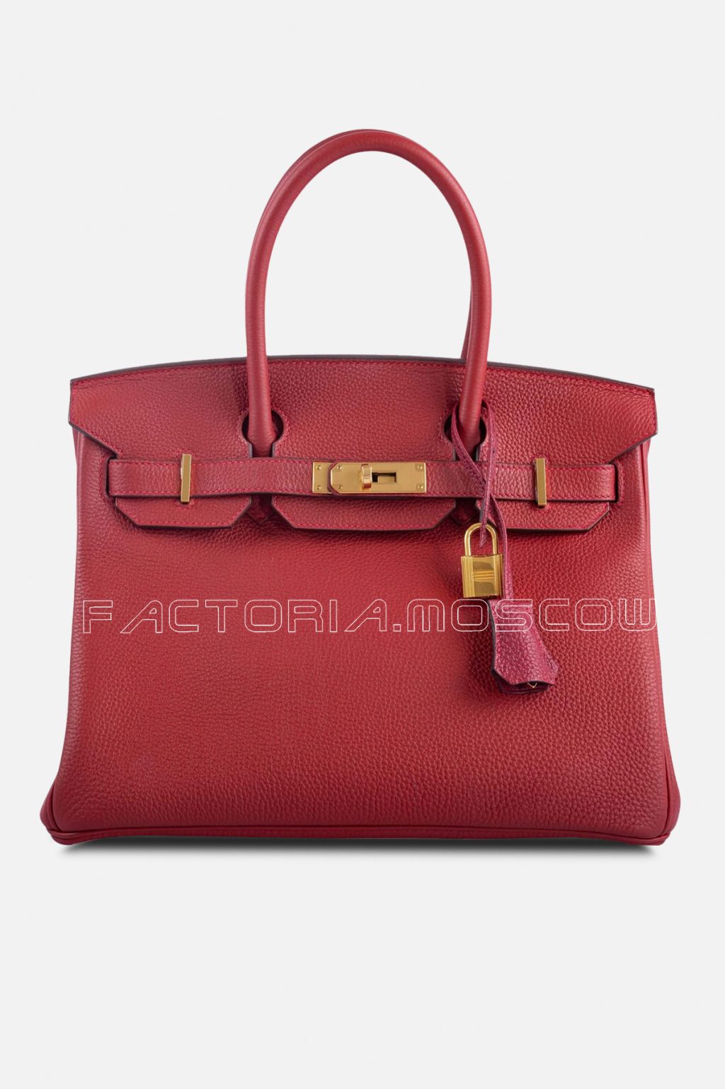 Hermes Birkin 30 Rouge Vif Togo GHW