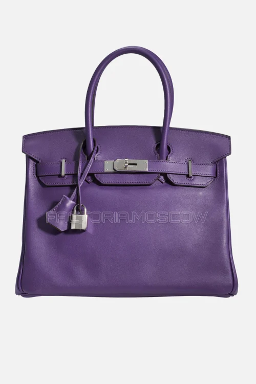Hermes Birkin 30 Anemone/Étoupe Swift PHW
