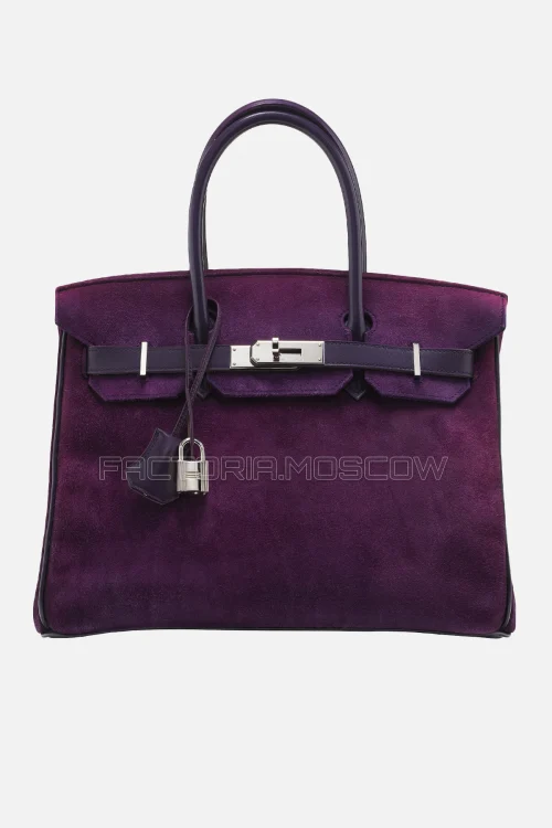 Hermes Birkin 30 Raisin Veau Doblis/Swift PHW
