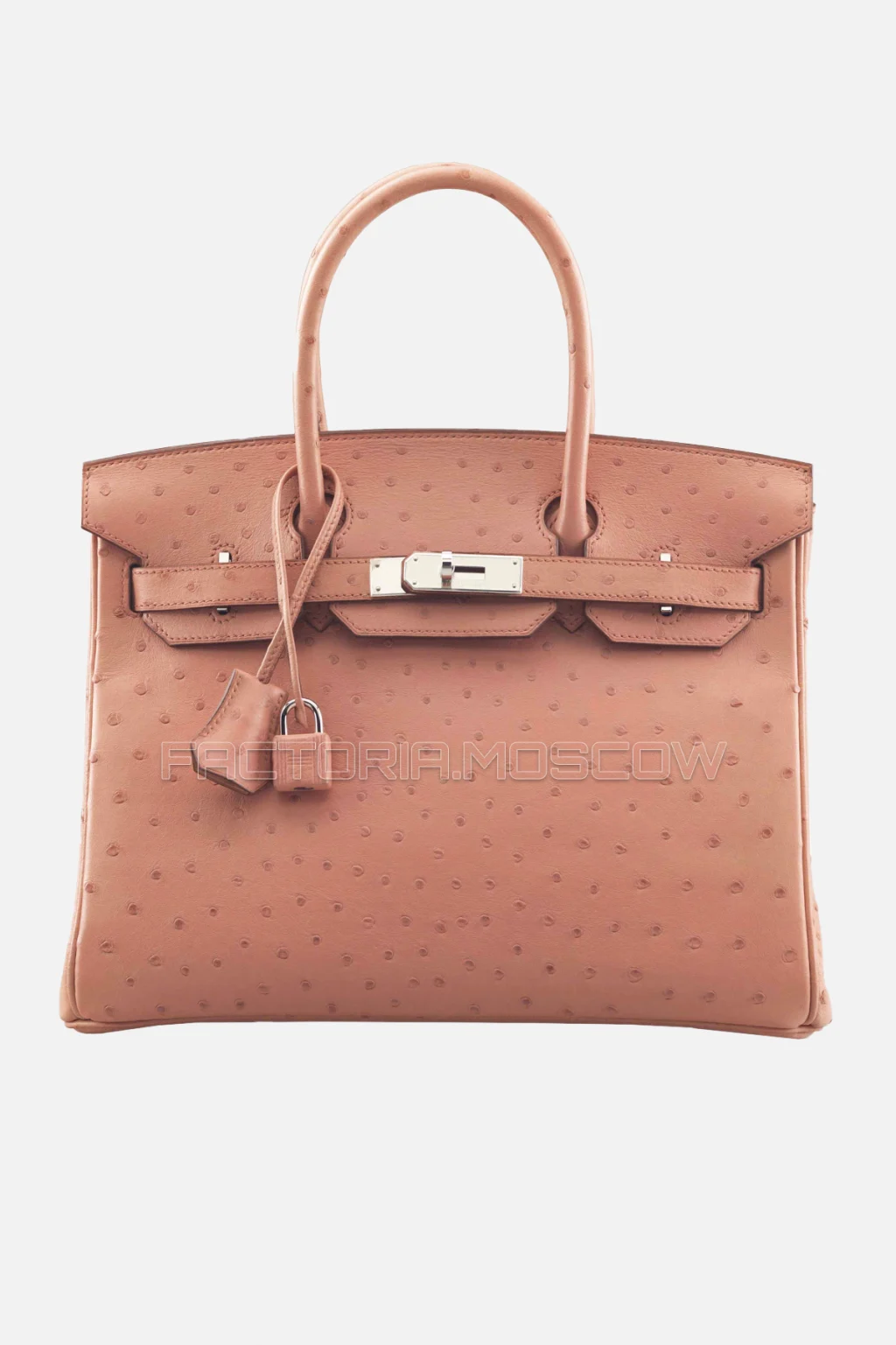 Hermes Birkin 30 Terre Cuite Ostrich PHW