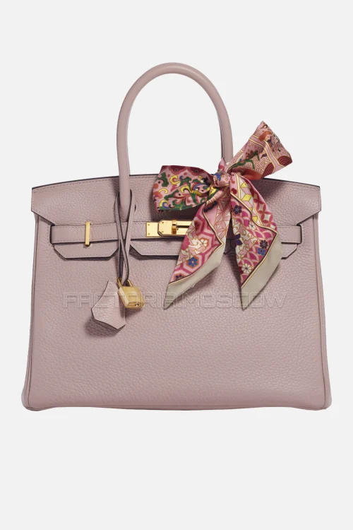 Hermes Birkin 30 Glycine Clemence GHW