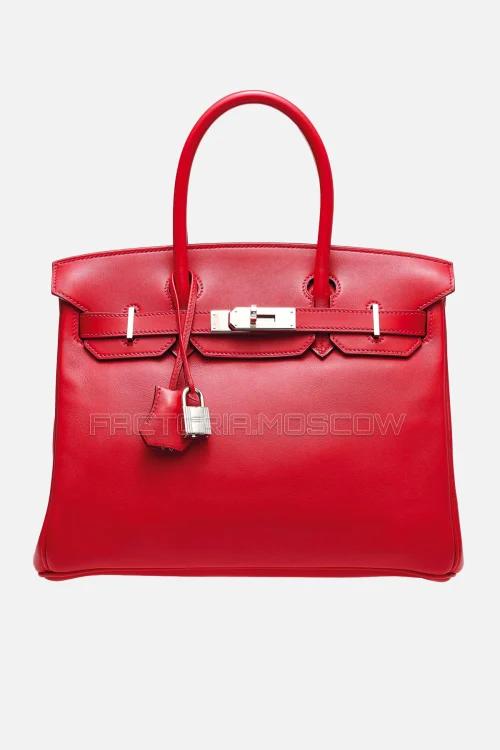 Hermes Birkin 30 Rouge Vif Swift PHW