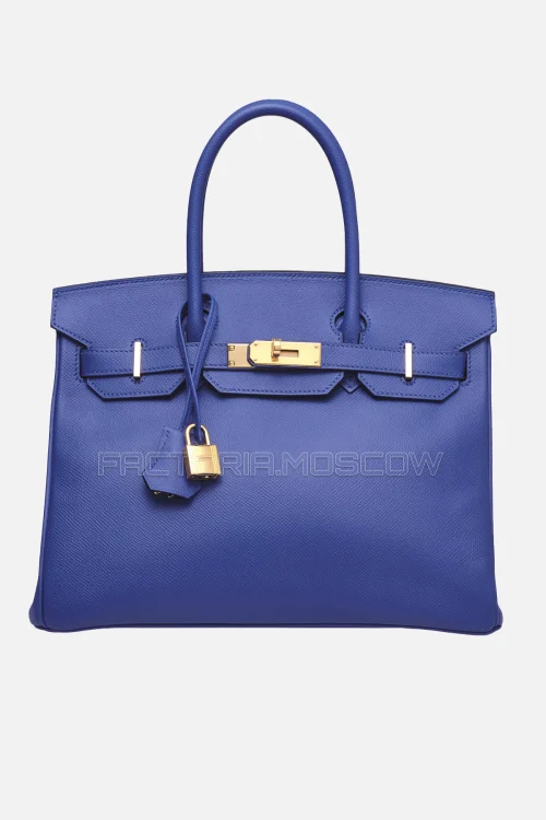 Hermes Birkin 30 Bleu Brighton Epsom GHW
