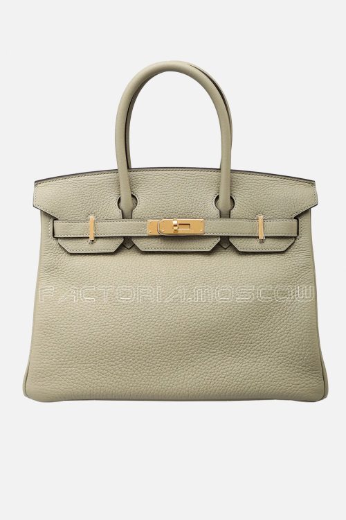 Hermes Birkin 30 Sauge Clemence GHW