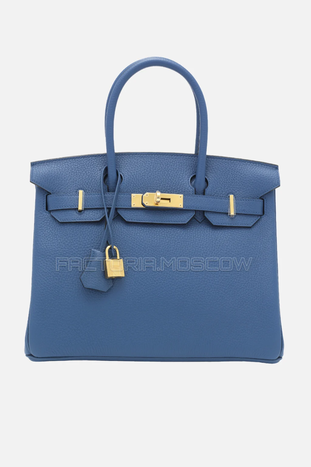 Hermes Birkin 30 Bleu Agate Clemence GHW
