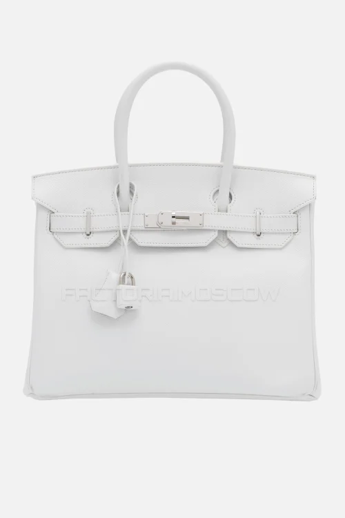Hermes Birkin 30 White Epsom PHW