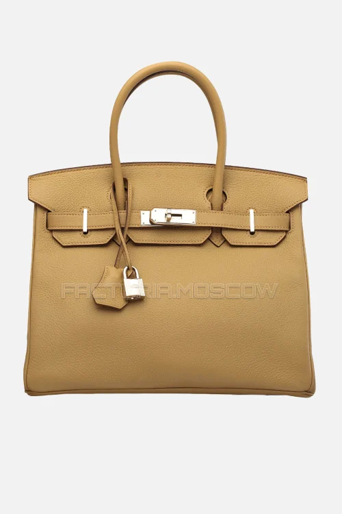 Hermes Birkin 30 Poussiere Clemence PHW