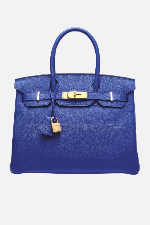 Hermes Birkin 30 Bleu Électrique Togo GHW