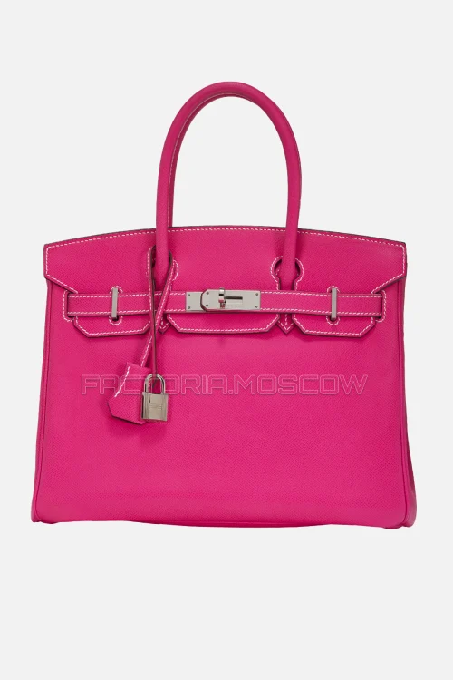 Hermes Birkin 30 Rose Tyrien/Rubis Epsom PHW